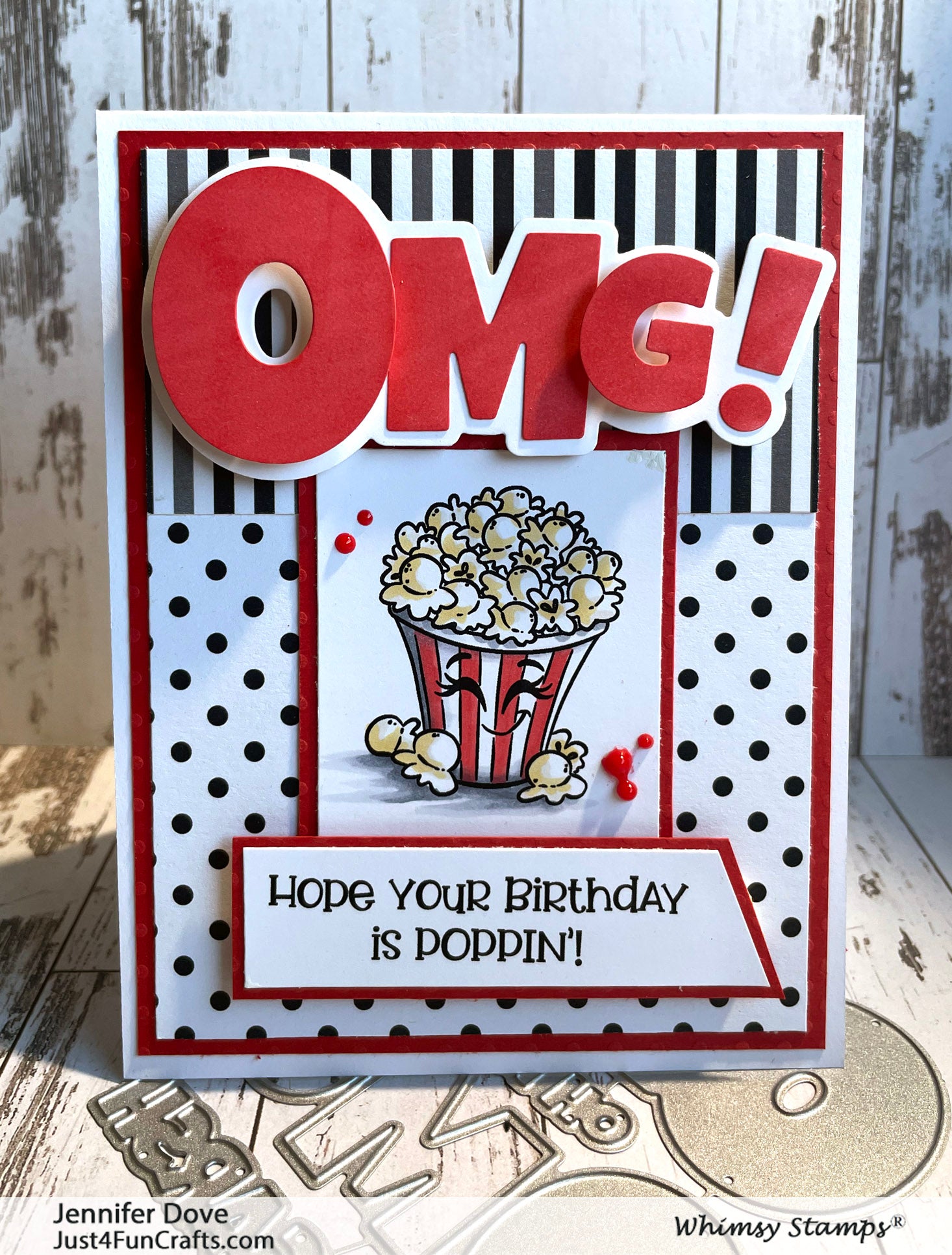 **NEW OMG! Word and Shadow Die Set - Whimsy Stamps