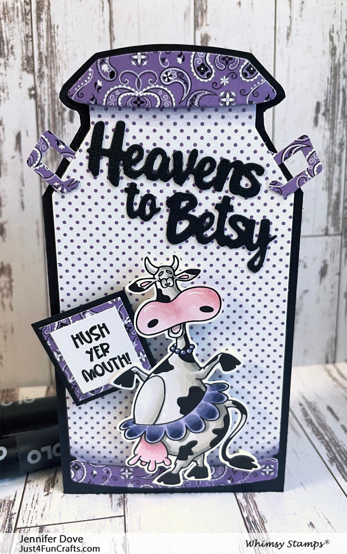 **NEW Heavens to Betsy Word Die - Whimsy Stamps