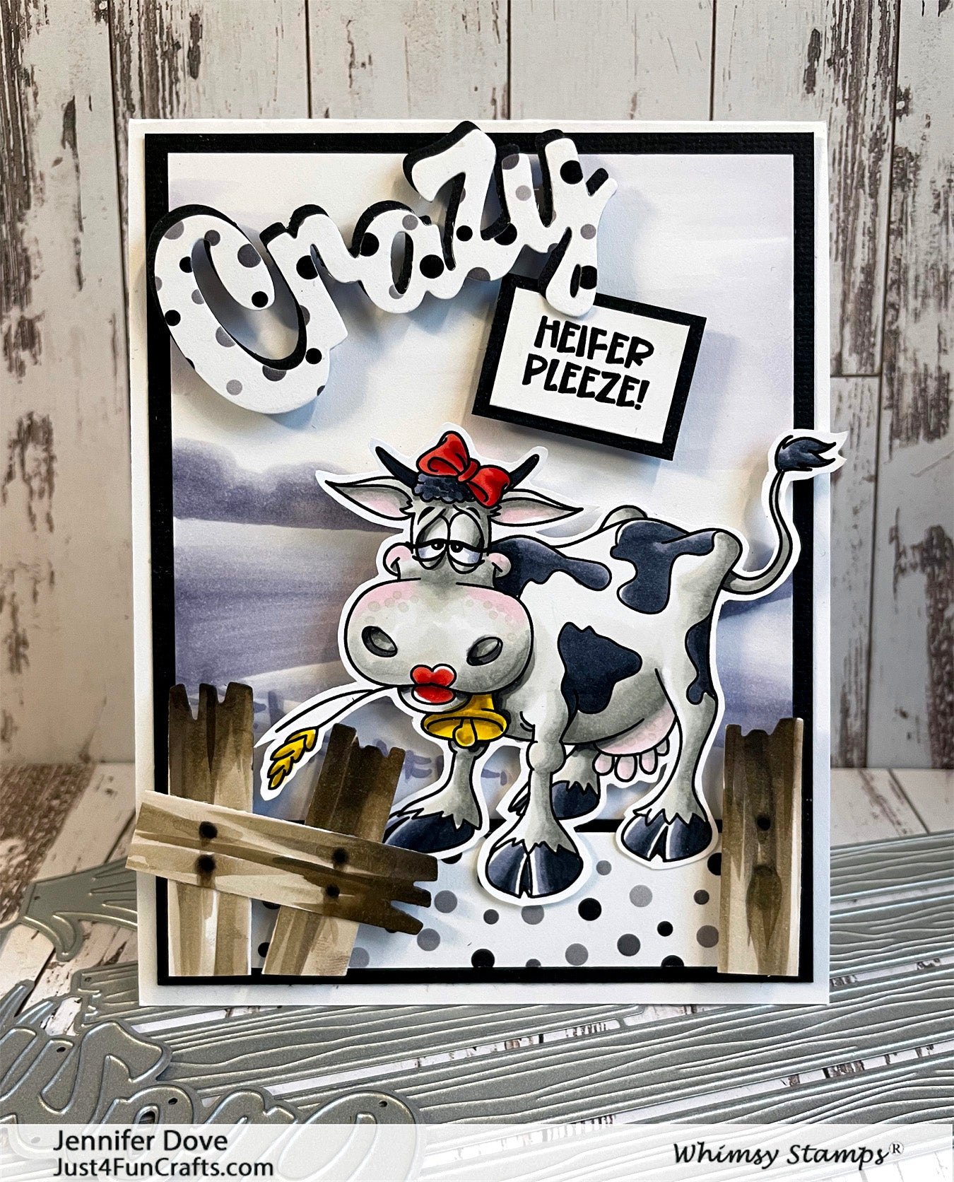 **NEW Southern Heifer Clear Stamps - Whimsy Stamps