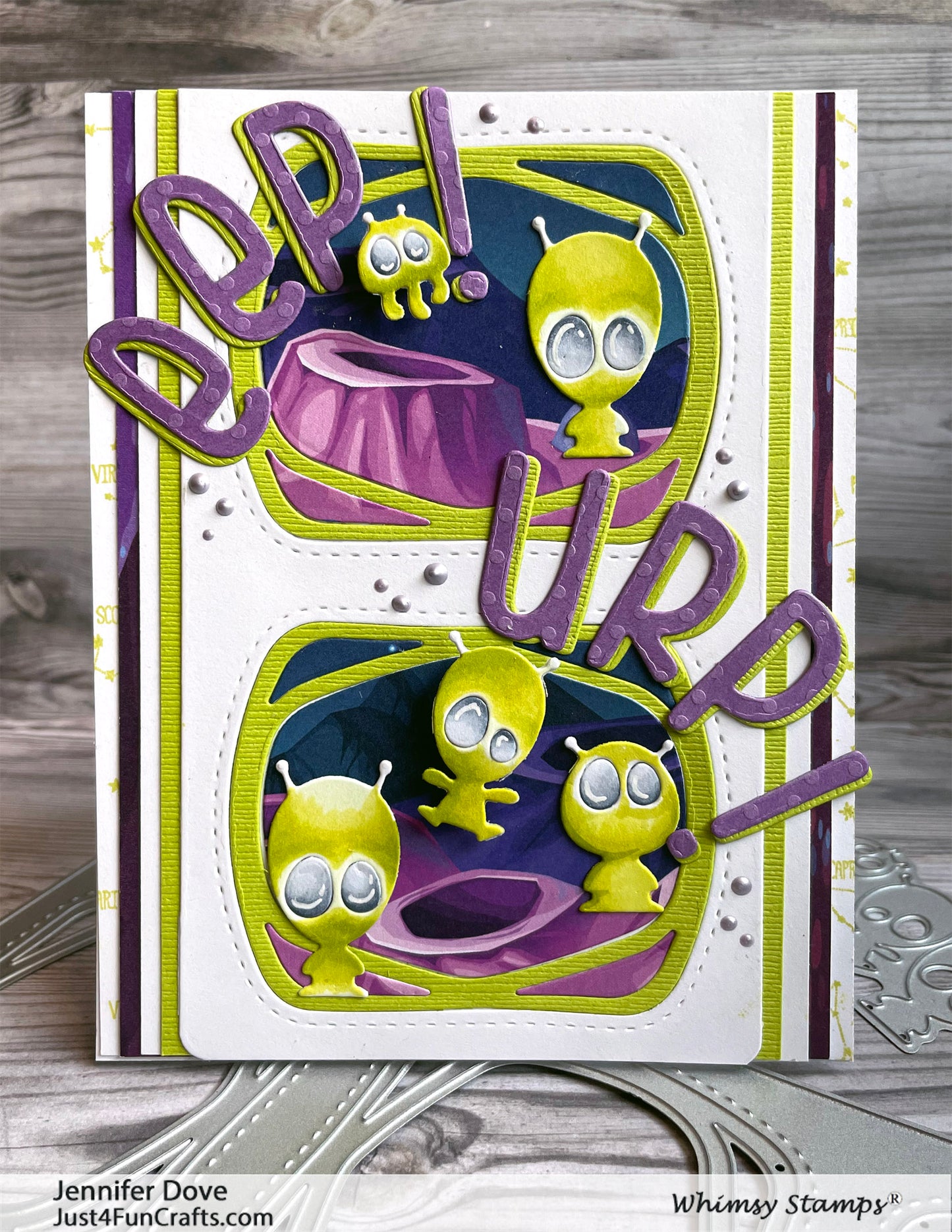 **NEW Space Minions Die Set - Whimsy Stamps