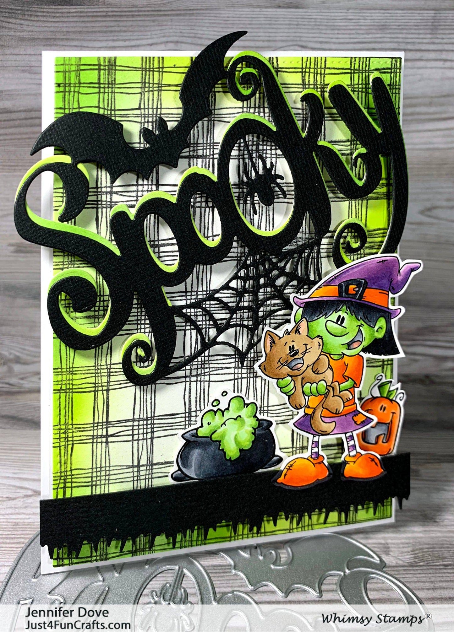 Spooky Large Word Die - Whimsy Stamps