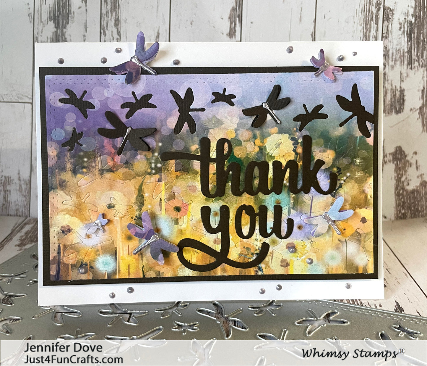 **NEW Thank You Word Die - Whimsy Stamps