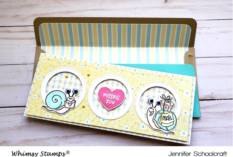 **NEW Slimline Envelope Builder Die Set - Whimsy Stamps