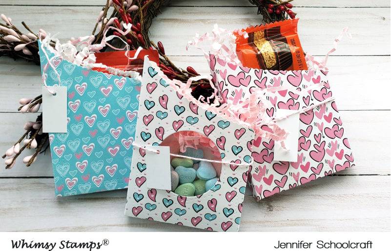 6x6 Paper Pack - Heart to Heart - Whimsy Stamps