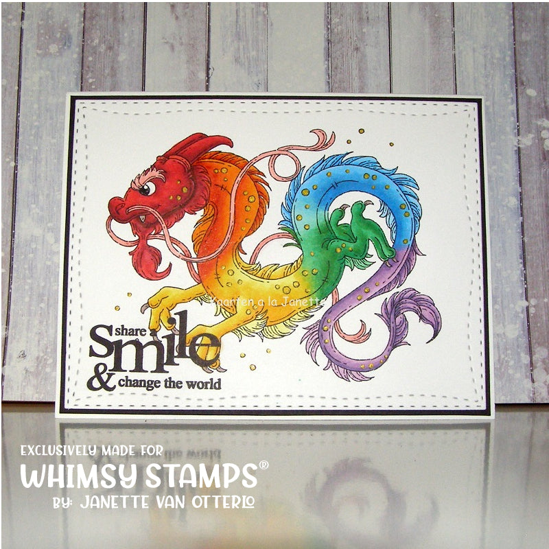 Chinese Dragon - Digital Stamp - Whimsy Stamps