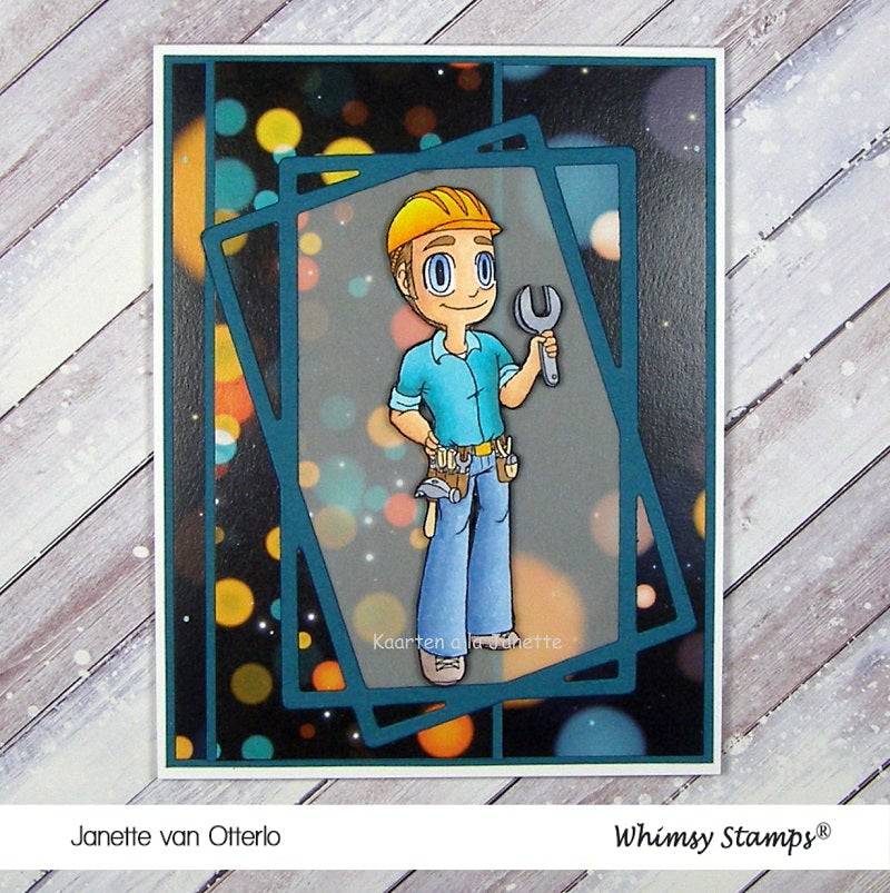 Handyman Kody - Digital Stamp - Whimsy Stamps