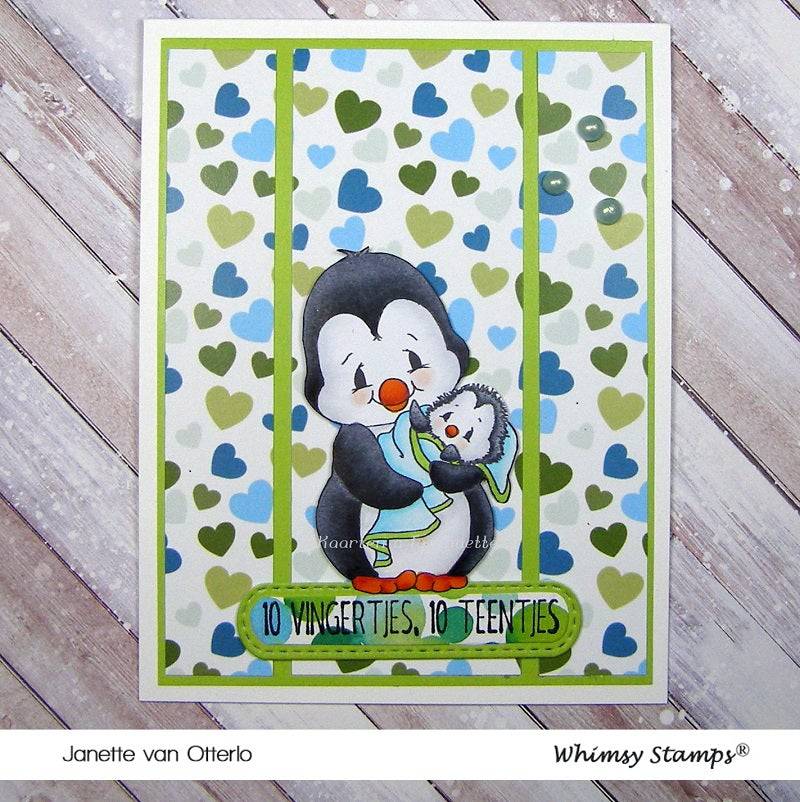 Penguin Momma - Digital Stamp - Whimsy Stamps