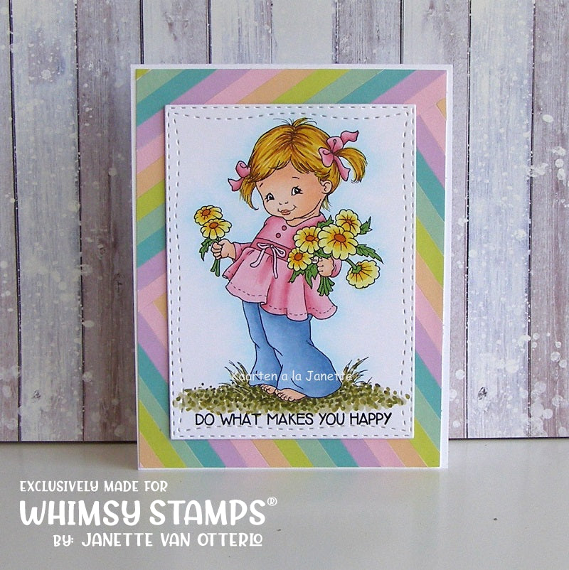 Fistful of Flowers - Digital Stamp - Whimsy Stamps