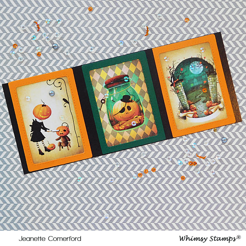 Slimline ATC Windows Die Set - Whimsy Stamps