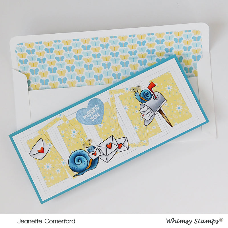 **NEW Snail Mail Clear Stamps - Whimsy Stamps