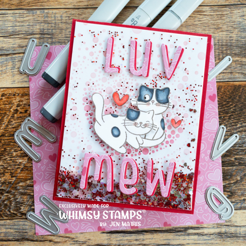 Thinking of Mew Clear Stamps - Whimsy Stamps