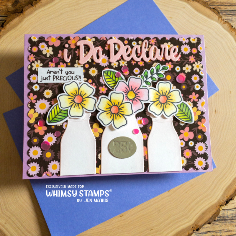 **NEW I Do Declare Word Die - Whimsy Stamps