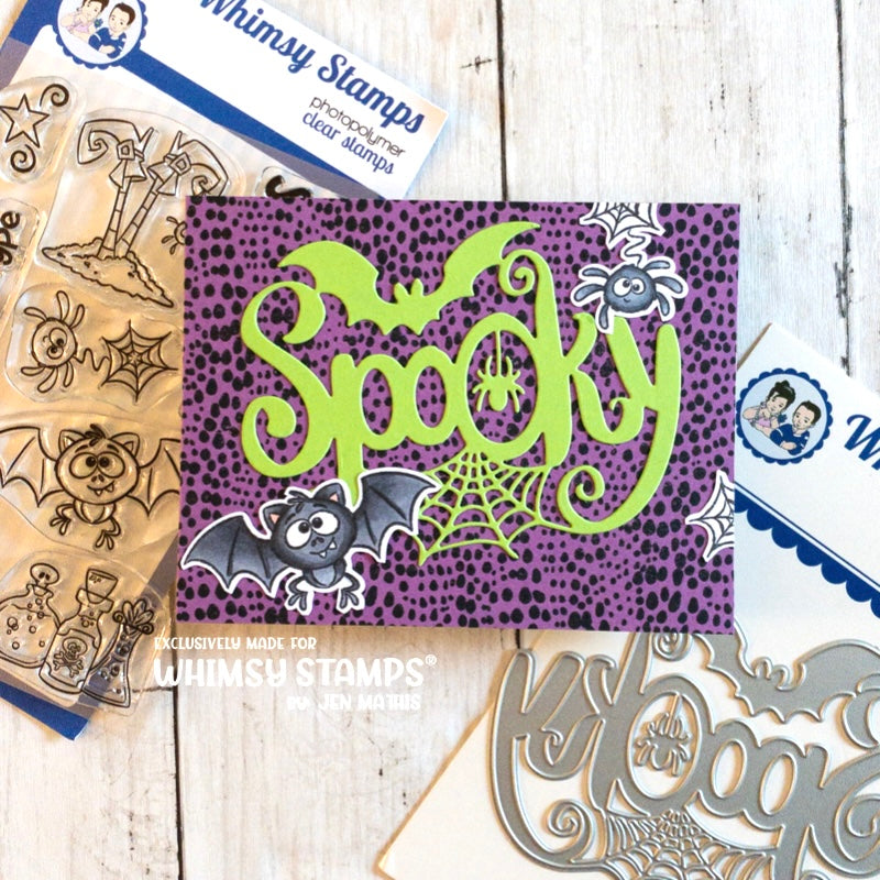 Spooky Large Word Die - Whimsy Stamps