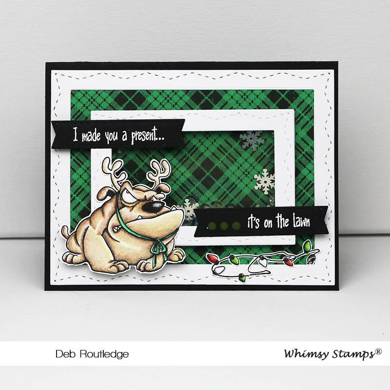 Grumpy Holidays Clear Stamps - Whimsy Stamps