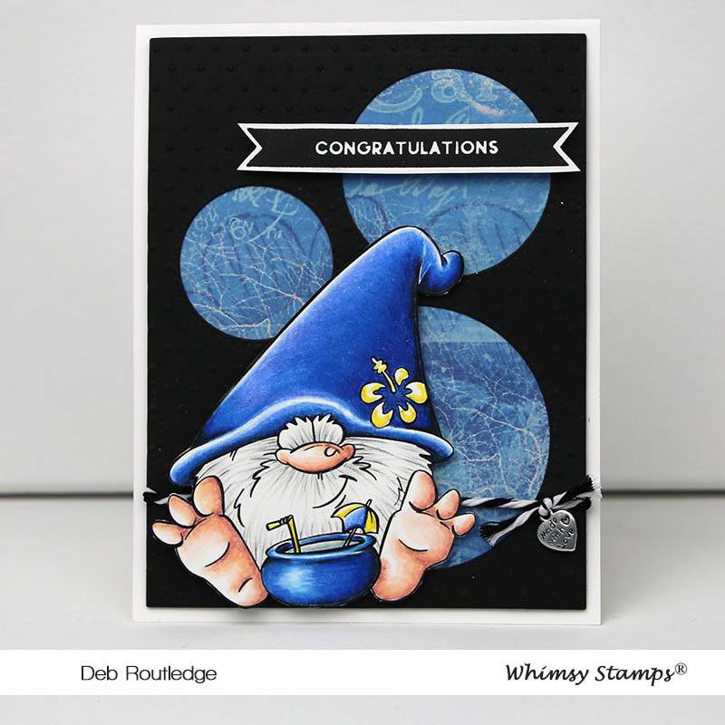 Beach Gnomes Set - Digital Stamp - Whimsy Stamps