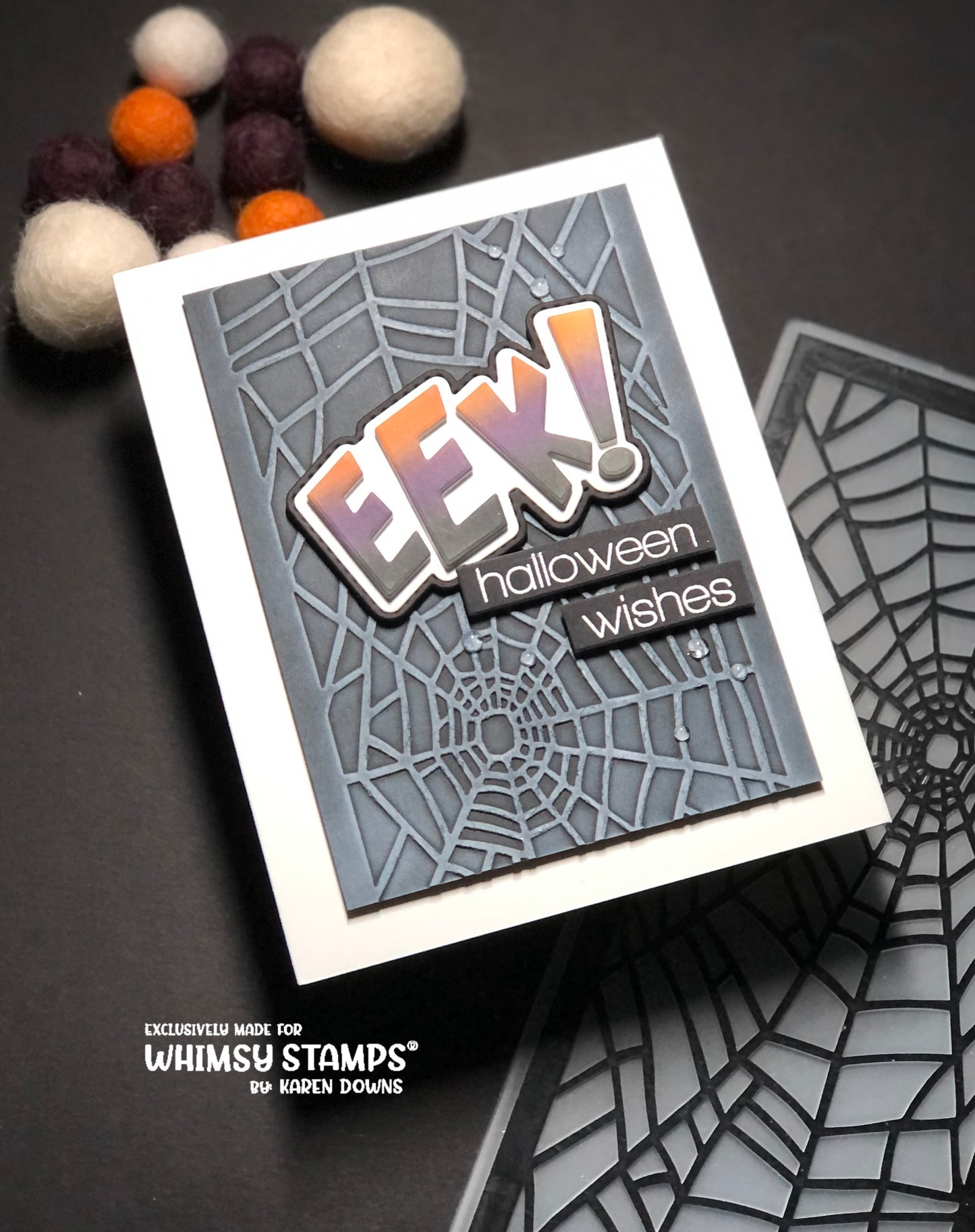 EEK! Word and Shadow Die Set - Whimsy Stamps