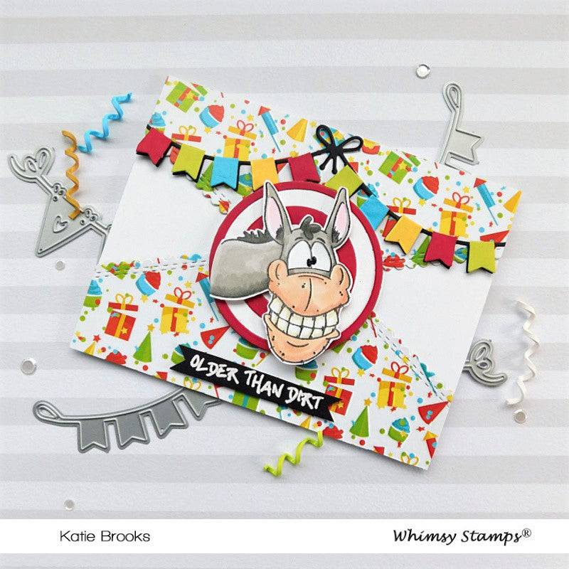 Wonky Donkey Clear Stamps - Whimsy Stamps