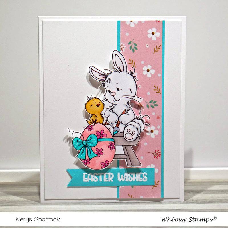 Easter Bunny - Digital Stamp - Whimsy Stamps