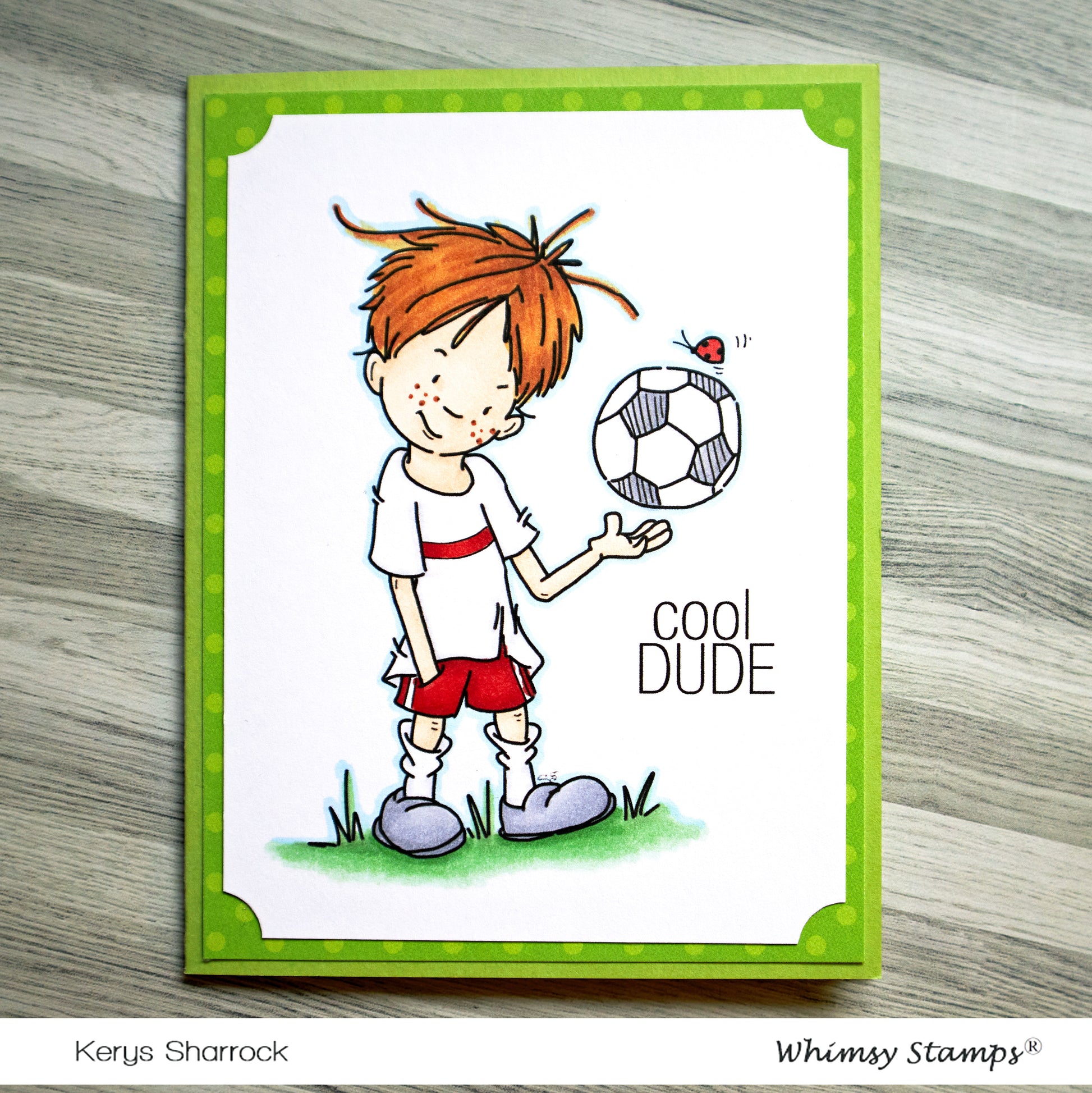 The Game Is In The Player - Digital Stamp - Whimsy Stamps