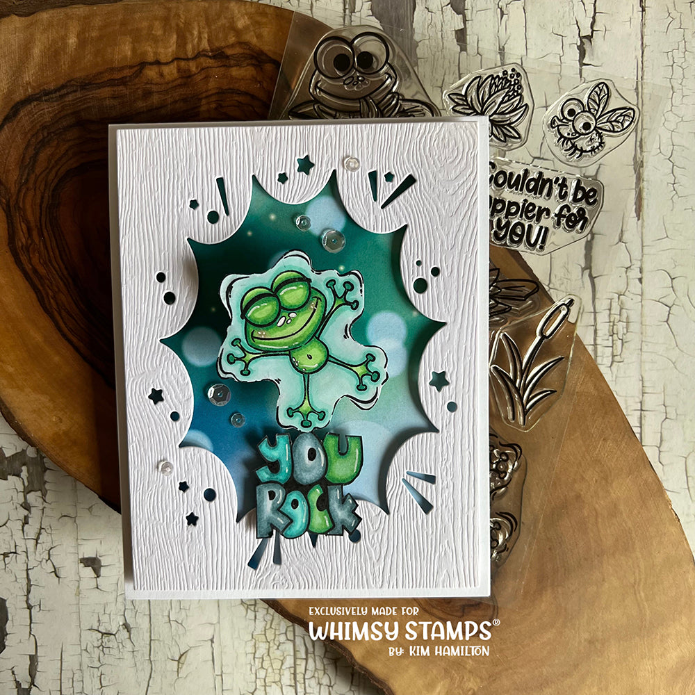 **NEW Toadally Awesome Clear Stamps - Whimsy Stamps