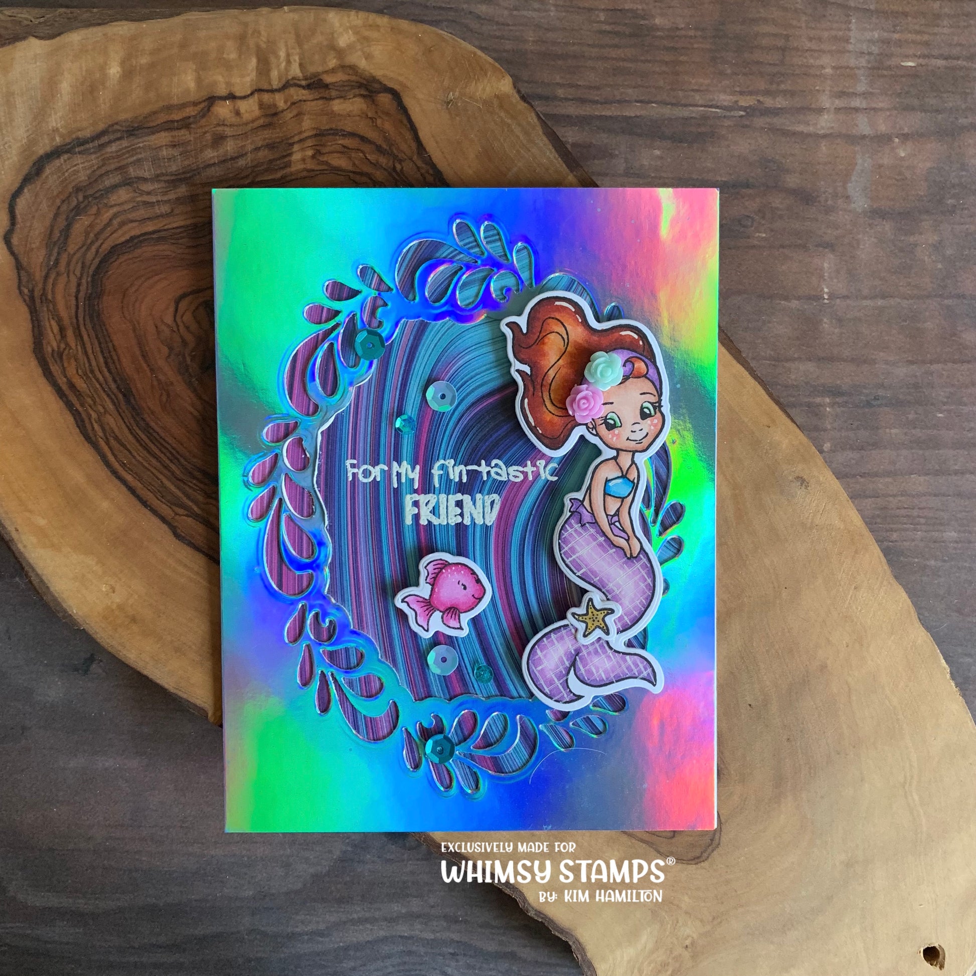 **NEW Mermaid Moments Clear Stamps - Whimsy Stamps