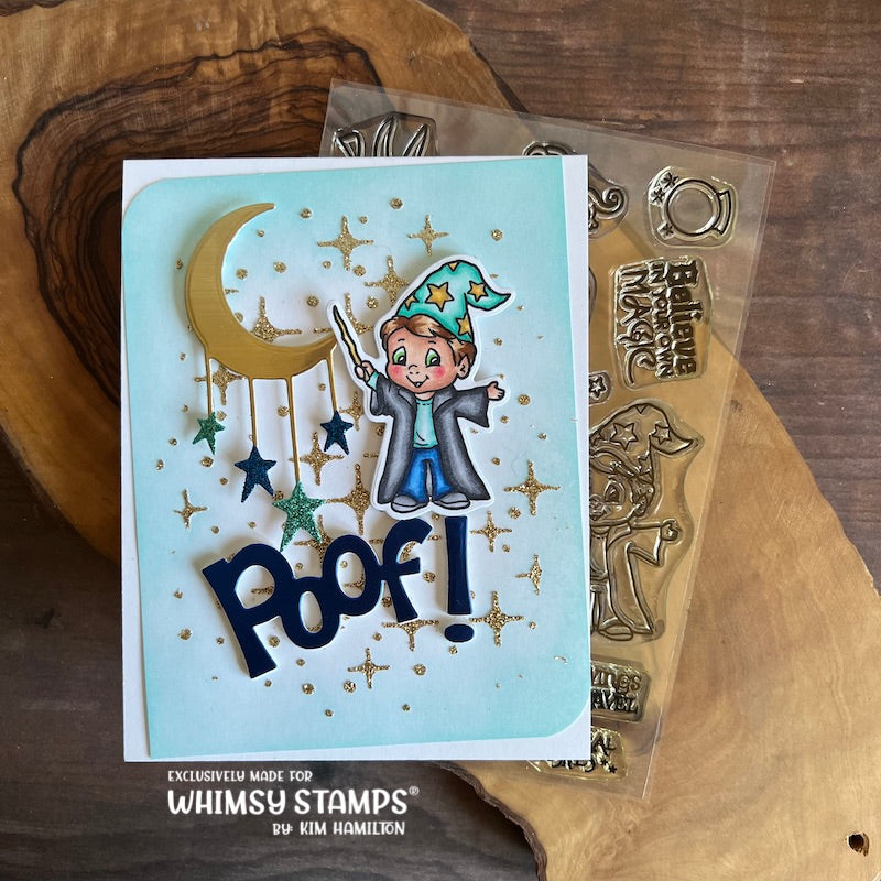 **NEW Poof! Word Die Set - Whimsy Stamps