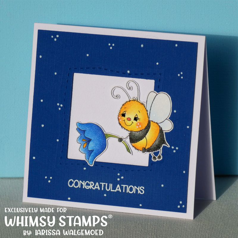 Bee Happy - Digital Stamp - Whimsy Stamps