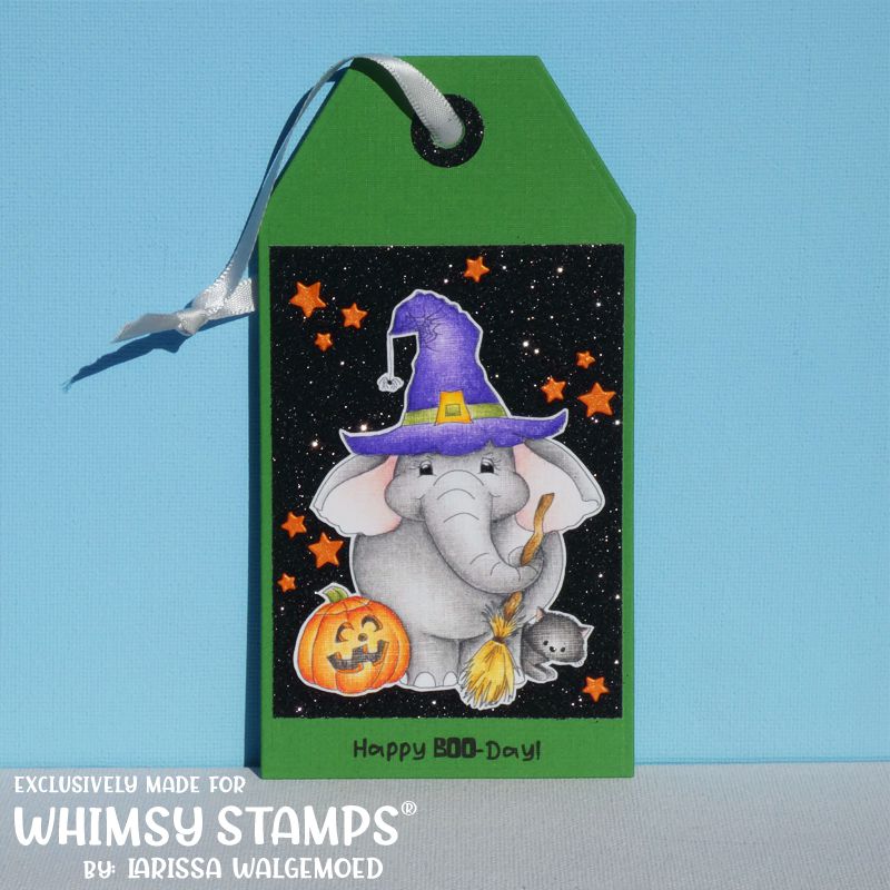 Ellie's Halloween - Digital Stamp - Whimsy Stamps