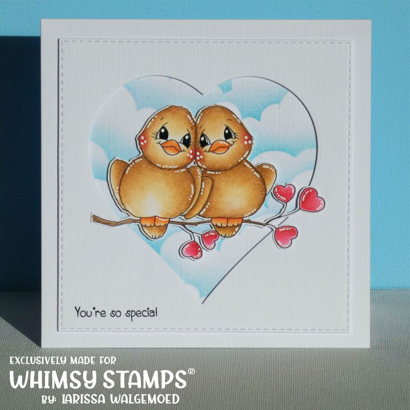 Love Birds - Digital Stamp - Whimsy Stamps