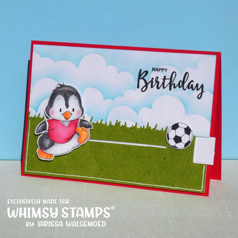 Penguin Soccer - Digital Stamp - Whimsy Stamps