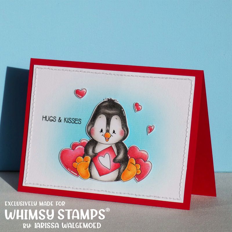 Penguin Valentine - Digital Stamp - Whimsy Stamps