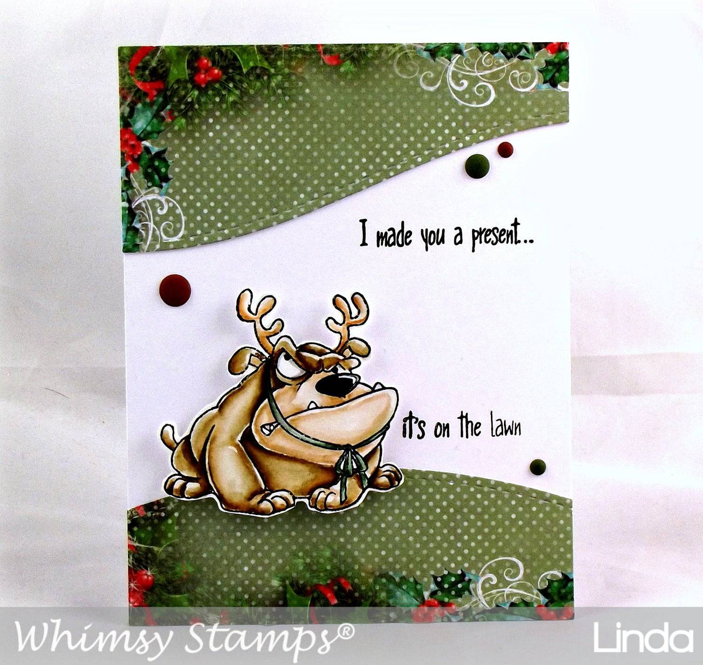 Grumpy Holidays Clear Stamps - Whimsy Stamps