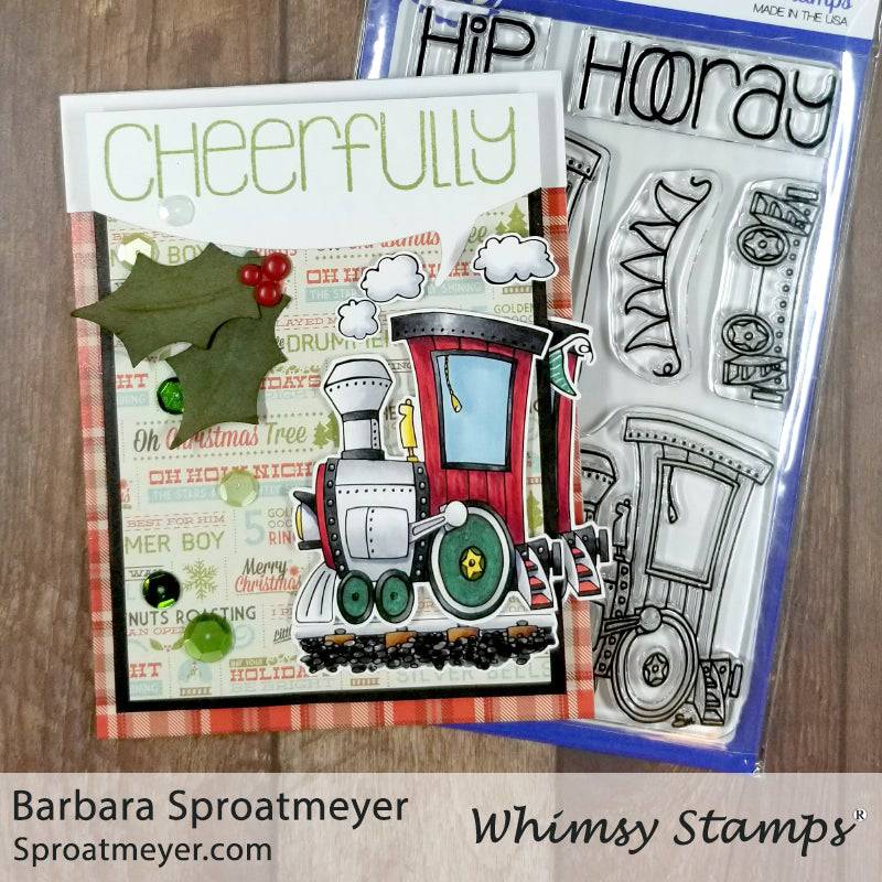 Linking Train Clear Stamps - Whimsy Stamps