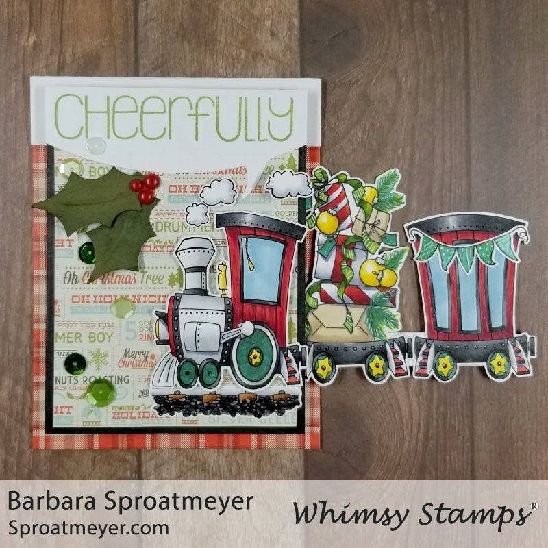 Linking Train Clear Stamps - Whimsy Stamps