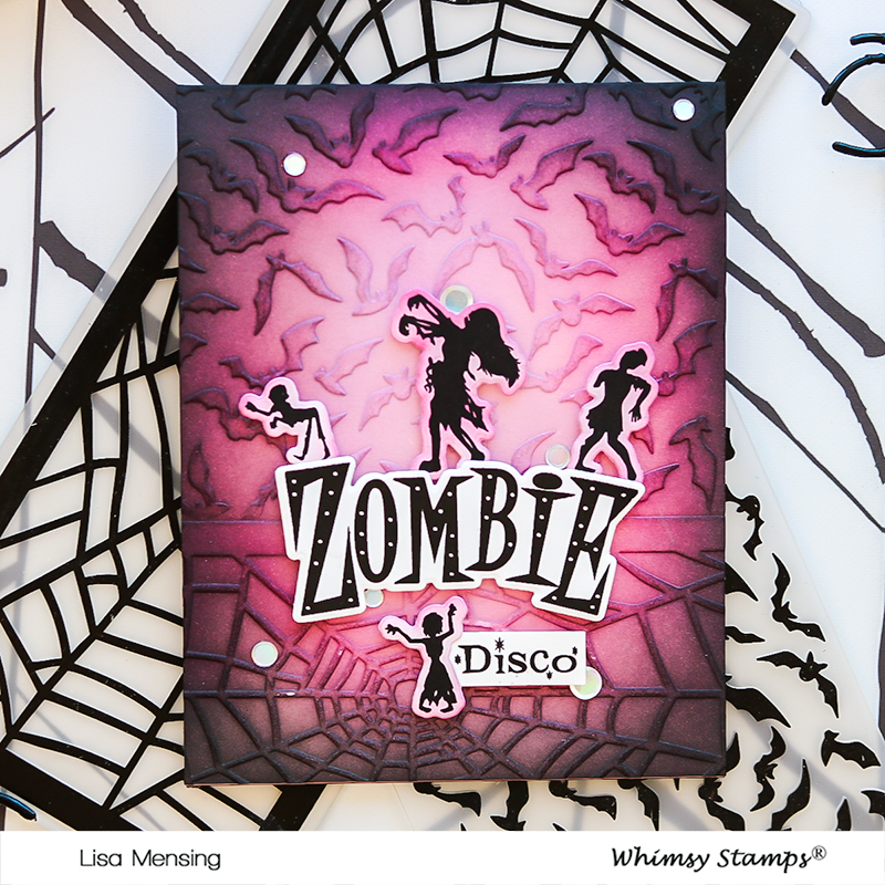 Zombie Party Outline Die Set - Whimsy Stamps