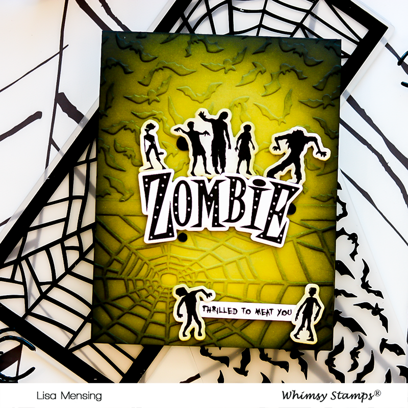 Zombie Party Clear Stamps - Whimsy Stamps