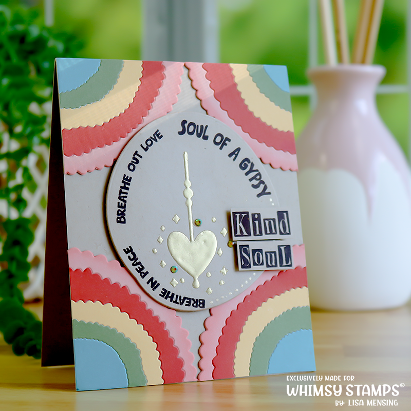 **NEW Boho Alphabet Clear Stamps - Whimsy Stamps