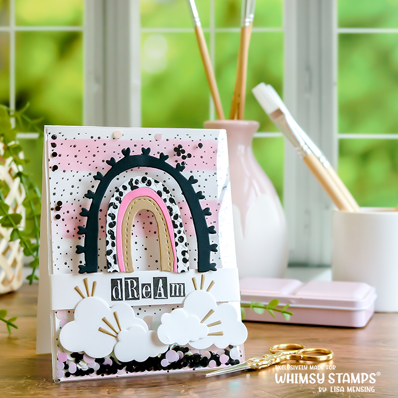 **NEW Boho Rainbows Die Set - Whimsy Stamps