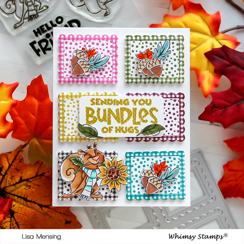 Micro Patterns Clear Stamps - Whimsy Stamps