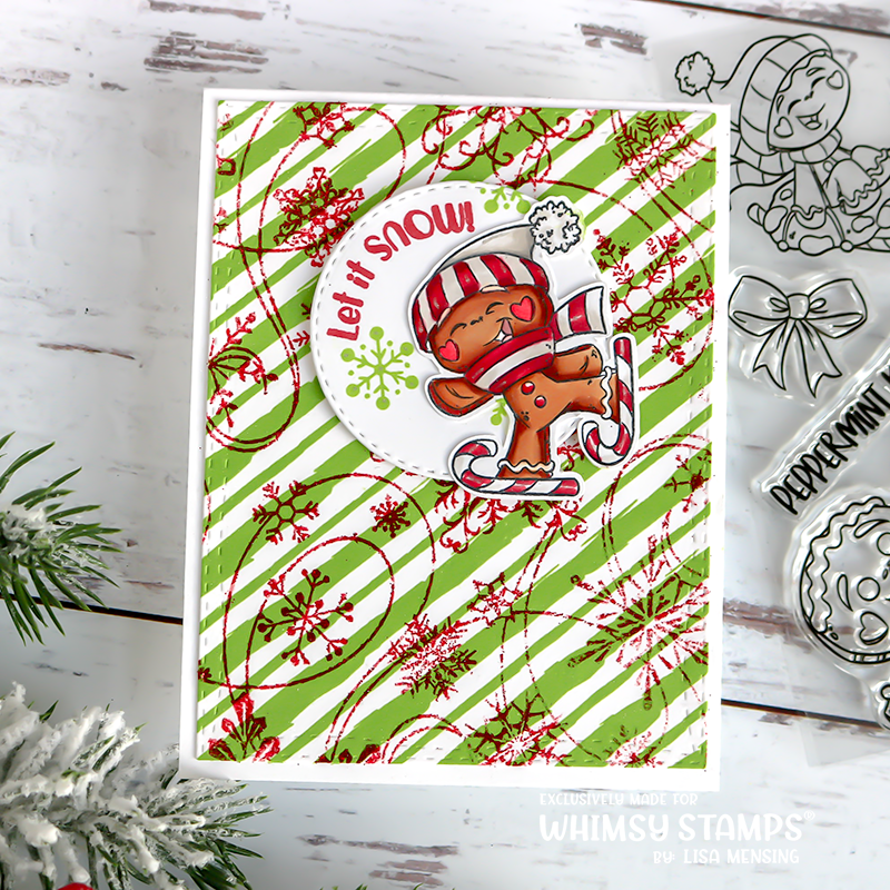 **NEW Gingerbread Fun Clear Stamps - Whimsy Stamps