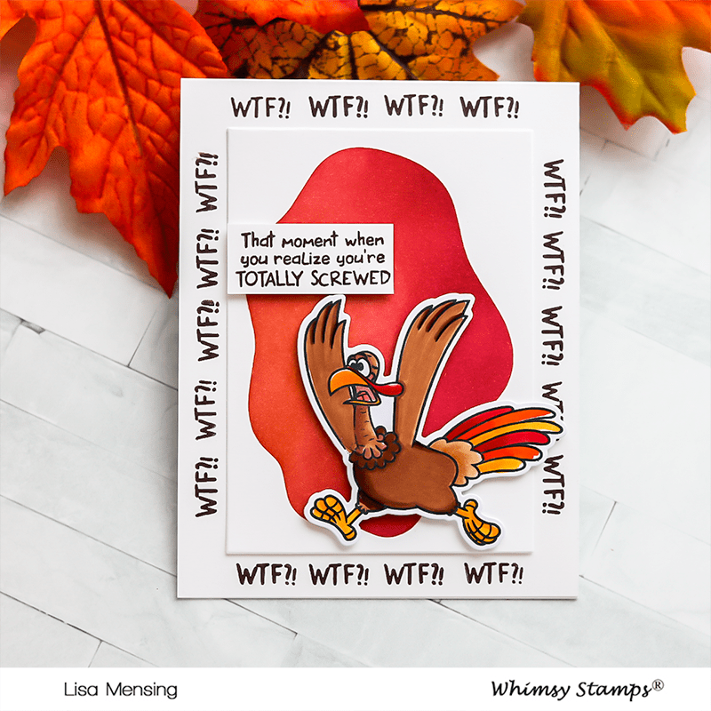 Gobble This! Clear Stamps - Whimsy Stamps