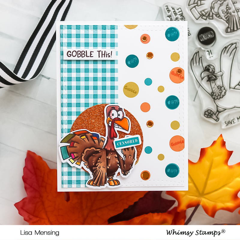 Gobble This! Outline Die Set - Whimsy Stamps