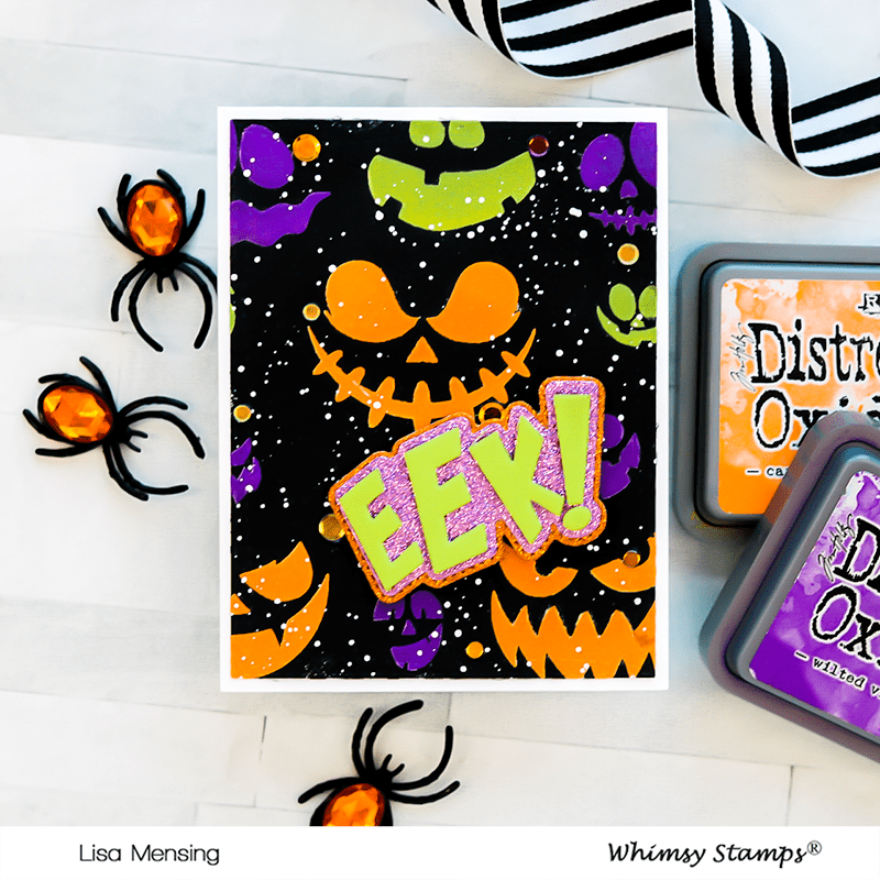 Halloween Expressions Stencil - Whimsy Stamps