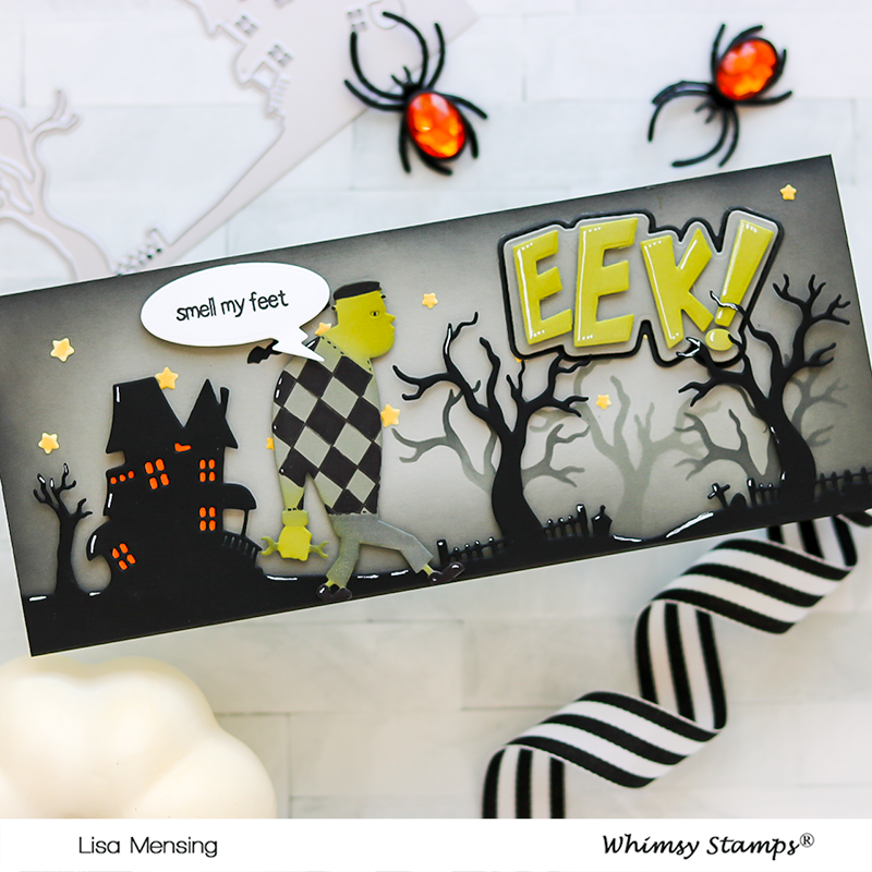 EEK! Word and Shadow Die Set - Whimsy Stamps