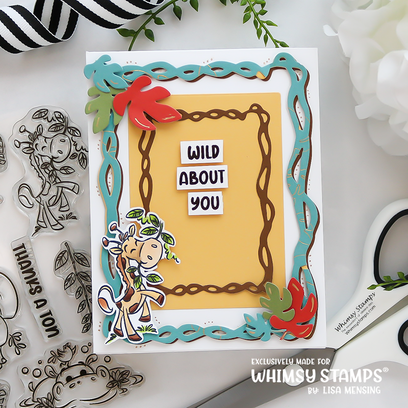 **NEW Jungle Frames Die Set - Whimsy Stamps