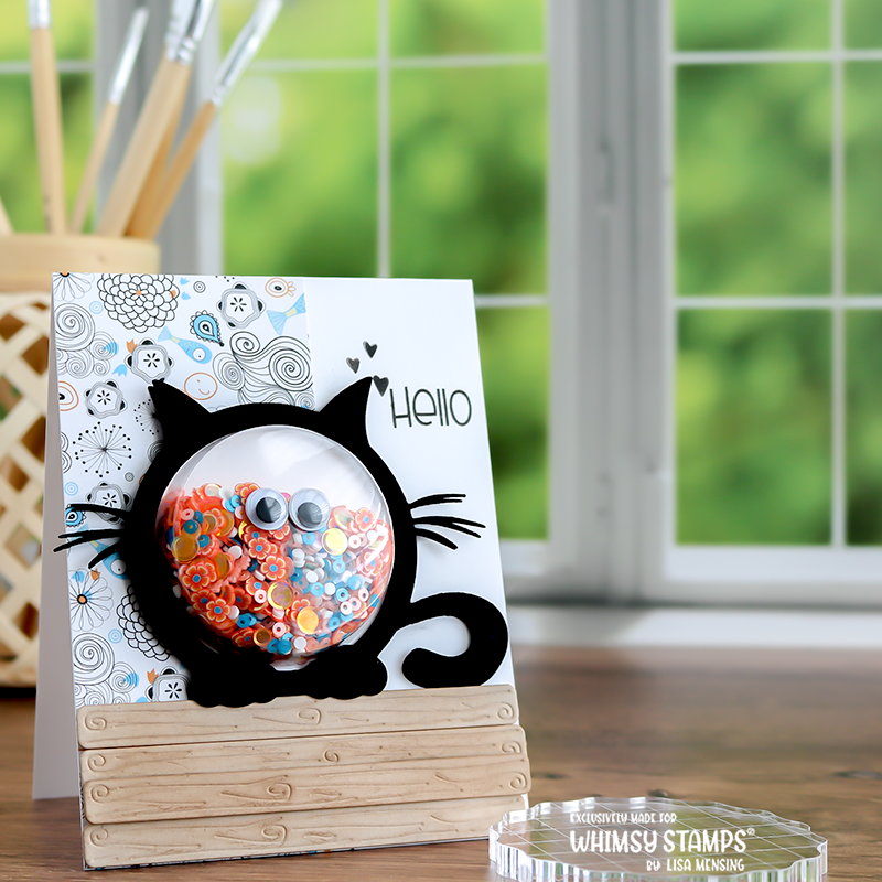 **NEW Kitty Frame Die - Whimsy Stamps