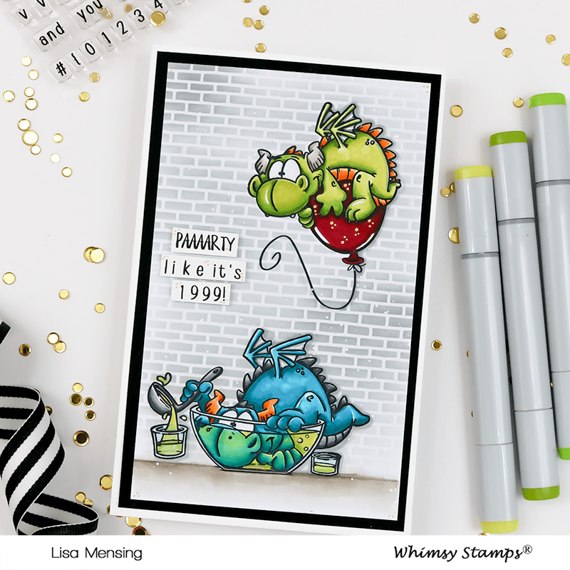 Alphabet Mini Clear Stamps - Whimsy Stamps