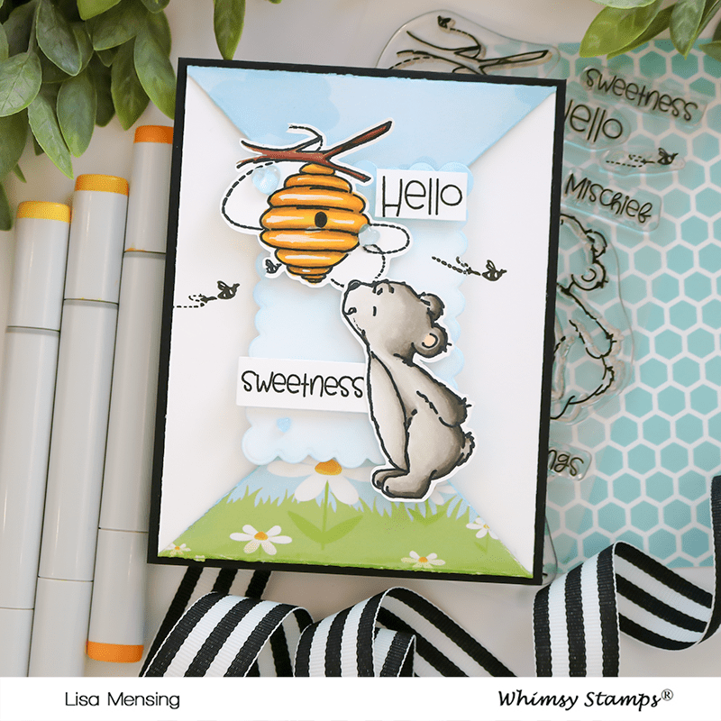 Hello Bear Clear Stamps - Whimsy Stamps