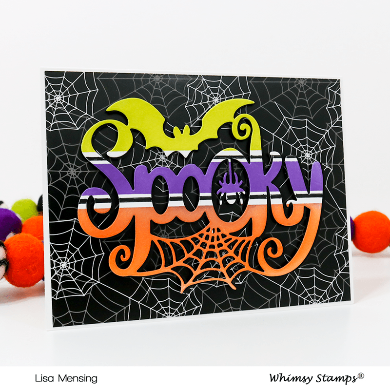 Spooky Large Word Die - Whimsy Stamps