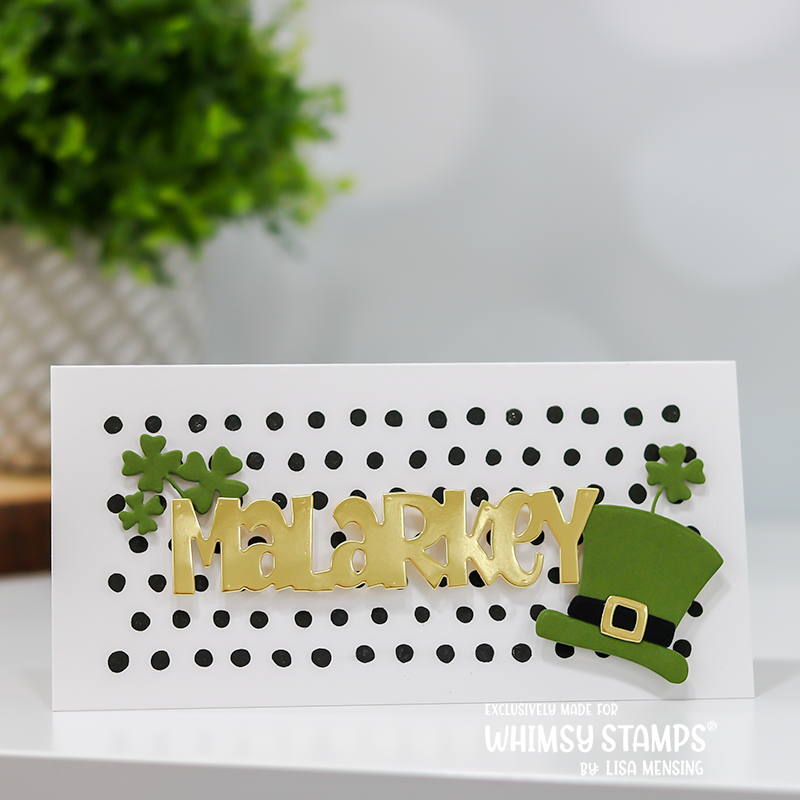 **NEW Malarkey Word Die Set - Whimsy Stamps